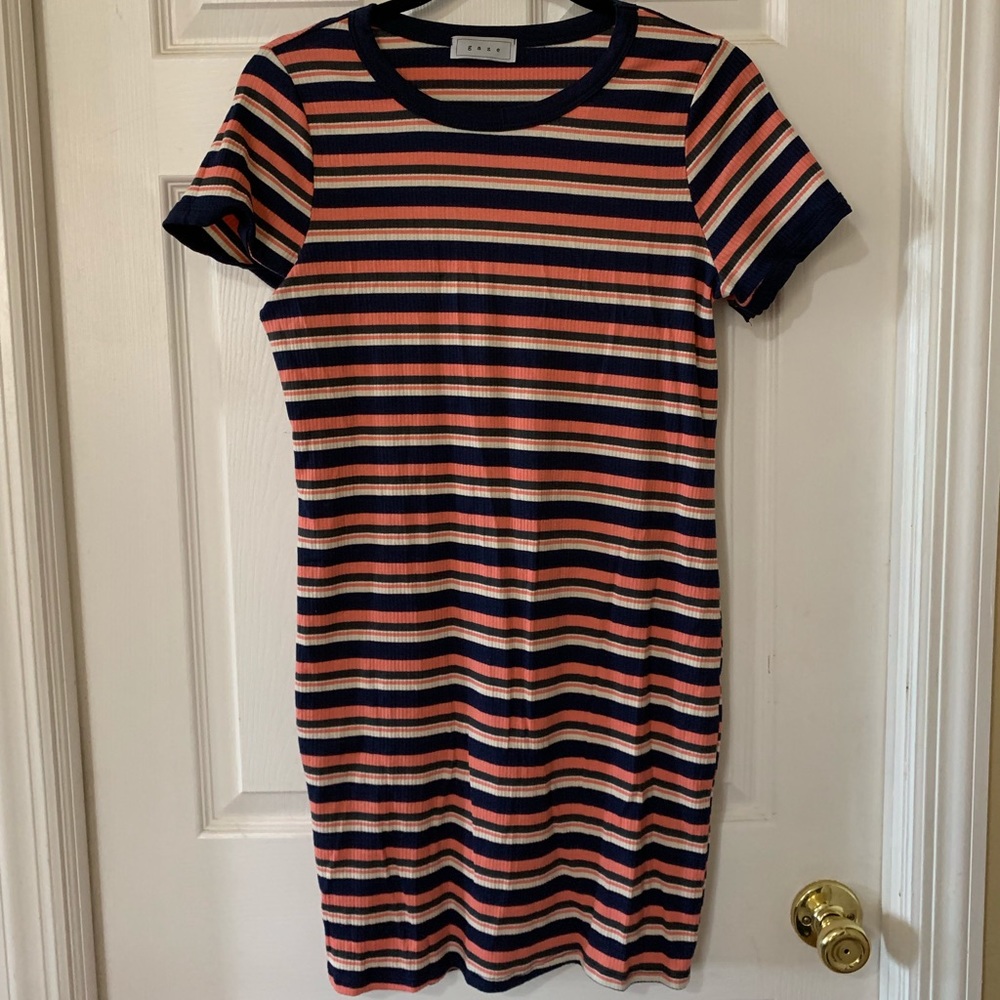 Striped dress size large